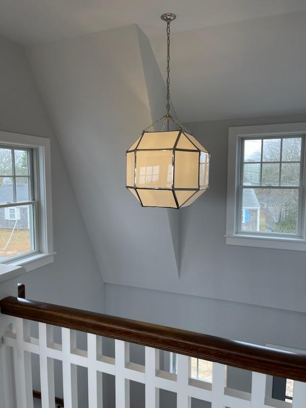 decorative lighting in foyer